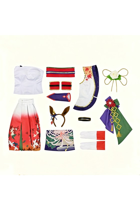 2XXT Cosplay Uma Musume Pretty Derby Symboli Rudolf Archer by Moonlight Kimono Cosplay Costume